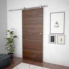 Doors Symple Stuff Hunsicker Stainless Steel Hardware Kit 183 cm W Sliding Door (x)