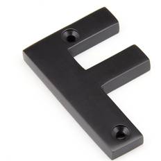 Facade Numbers From The Anvil Metal Surface Mount House Letter 7.8 cm H x 0.8 cm D