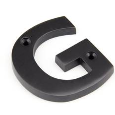 Facade Numbers From The Anvil Metal Surface Mount House Letter 7.8 cm H x 0.8 cm D
