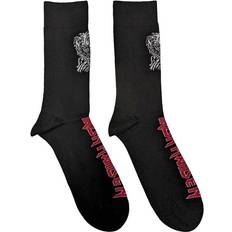 Iron Maiden Unisex Kläder Iron Maiden Unisex Ankle Socks Killers Eddie - Black