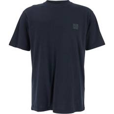 Stone Island Logoed Men's T-Shirt - Blue