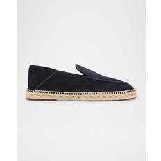 Blåa Espadriller Loro Piana Seaside Walk Suede Espadrilles - Blue