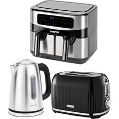 Kettles Geepas 1.7 Kettle Silver Black 1.7L