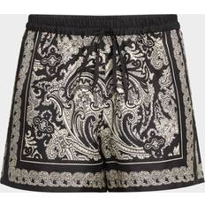 Nili Lotan Frances Drawstring Silk Shorts - Black