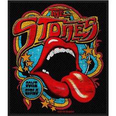 Fabrics Rolling Stones The Rolling Stones Some Girls Woven Patch One Size Black Fabrics Black