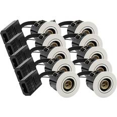 Downlight ip44 gu10 LEDlife 10 St Downlight Inno88 Utomhusbruk - Vit IP44 Spotlight