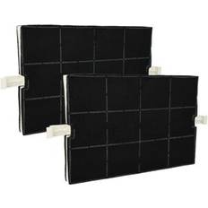 White Goods Accessories VHBW Activated Carbon Filter 2x Compatible with Gaggenau AI201 AI200101 AI200100 AI201102 AI201100 Extractor Hood 36.7 x 20.0 x 2.4 cm