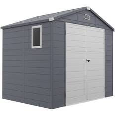 8 ft 6 shed ClassicLiving Mazzariello 8 ft W x 6 ft D Dome Garden Shed 240cm W x 190cm D x 228cm H (Building Area )
