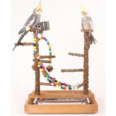 Parrot Bird Playground Supplies Stand for Finch Budgie