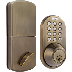 Black Keypad Locks Kiwifotos Df-02Aq Electronic Keyless Entry Touchpad Deadbolt Door Lock 18 in