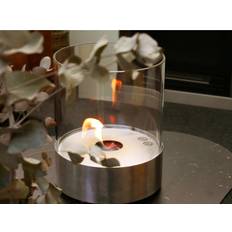 Steel Ethanol Fireplaces ScandiFlames Scandi-Flames 25cm W Bio-Ethanol Fireplace Steel