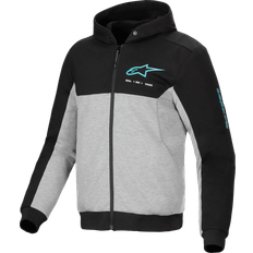 Alpinestars Chrome V2 Sport Hoodie - Black/Grey/Blue