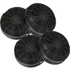 White Goods Accessories VHBW 4x Activated Carbon Filter Replacement for Indesit C00009850