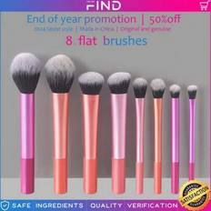 Makeup Shein Mjuk Sminkborsteset - Bourgogne