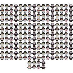 200 Pcs Wooden Buttons Penguin Shape
