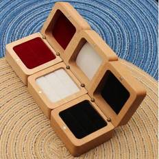 Red Jewellery Storage Shein Personalized Jewelry Storage Box - Letter Engraved