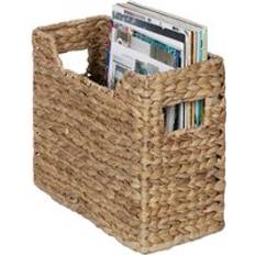 Newspaper Racks Relaxdays Magazine 25 x 34.5 x 15.5 cm Woven Document Holder Newspaper Rack