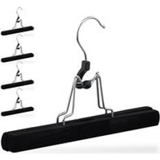 Hangers Relaxdays Velvet Trouser Set of 5 Hanger