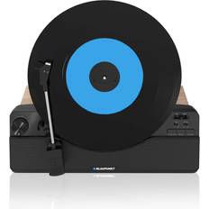 Skivspelare Blaupunkt VT100BK Plattenspieler Vinyl Bluetooth Audiotechnica System Holz Schwarz