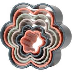 Bakeware Fusion Twist Flower Cutters Assorted Multicoloured Cookie Cutter