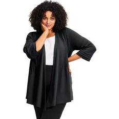 Avenue Outerwear Avenue Plus Size Women's Cascade Jacket - Black
