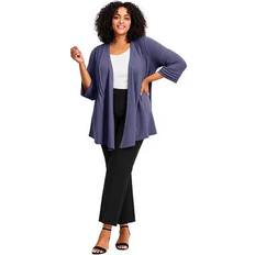 Avenue Outerwear Avenue Plus Size Women's Cascade Jacket - Deep Dusk