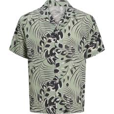 Florals Shirts JJ Rebel Bloom Resort Shirt Sleeved - Grey