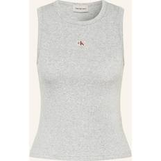 Calvin Klein Jeans Topp With Velcro - Gray
