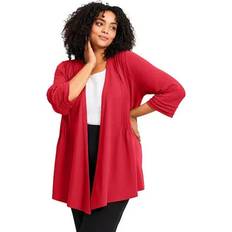Avenue Outerwear Avenue Women's Plus Size Cascade Jacket - Vibrant Red