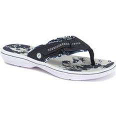 Touch-Fastening Toe Post Sandals - Navy