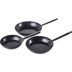 White Pans Beliani Set of 3 Frying Pans ELITE PRO Off-White