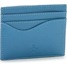 Wallets & Key Holders Original Penguin Men's Wavy Card Case - Blue