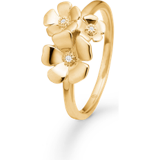 Mads Z Solitaireringe Mads Z Fleur Ring 14 Karat Guld Med Diamanter