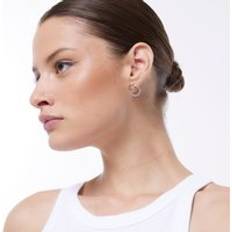 River Island Rose Gold Double Ring Stud Earrings - Rose Gold