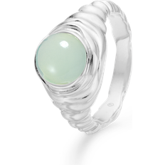 Smycken Studio Z Endless Waves Green Ring - Silver Sterling