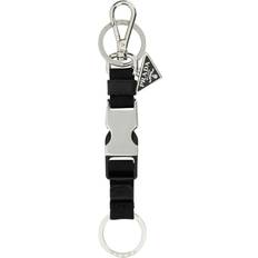 Wallets & Key Holders Prada Men's Keychain With Snap Buckle - Black