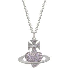 Vivienne Westwood Necklaces Vivienne Westwood Agnatha Lilac Bas Relief Necklace - Silver