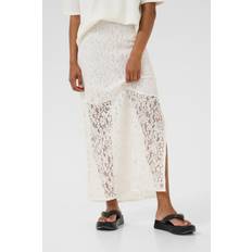Spets Kjolar Kaffe KAlora Lace Skirt - Vit
