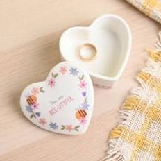 White Small Boxes Celebrations Beeutiful Ceramic Trinket - White Small Box