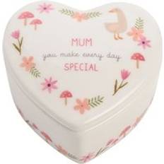 White Small Boxes Celebrations Mum Ceramic Trinket - White Small Box