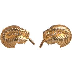 Dolce & Gabbana Manschettknappar Dolce & Gabbana Kristallblad Manschettknappar Herr One Size
