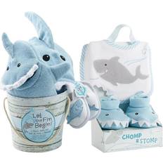 Baby Aspen Shark 6-Piece Gift Set Bundle