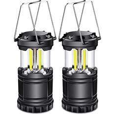 Camping & Outdoor ExtraStar Battery Operated Collapsible LED Camping Lanterns Pack 2