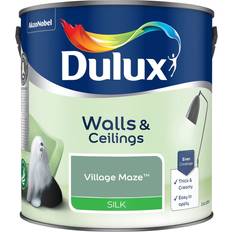 Green - Wall Paints Dulux Silk Wall Paint Village Maze 2.5L
