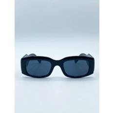 Sunglasses SVNX Chunky Rectangle Sunglasses with Extra Wide Arms - Black