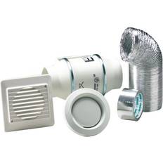 Thermex Kanalventilator TD 160/100 Kit hvid, Hvid