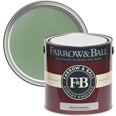 Grön - Utomhusfärger - Väggfärger Målarfärg Farrow & Ball Estate Eggshell Archivton 5l Pea Green 33 Grön