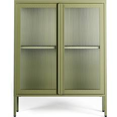 Department Vitrineskabe Department Store Skab 90 x 110 cm Moss Green Vitrineskab