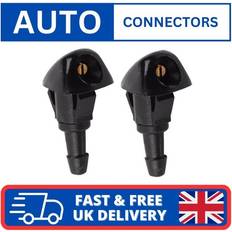 Washer Pumps Micro Connectors Honda Civic Fit Jazz CR-V Accord Front Windscreen Washer Nozzles Jet Spray