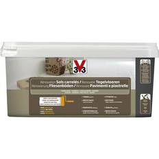 Pitture Smalto Rinnovatore V33 Pavimenti 750 ml Grigio Carbonato Satinato Grigio